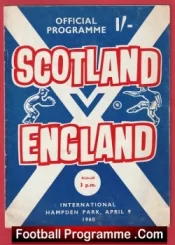 Scotland v England 1960 + Denis Law v Bobby Charlton