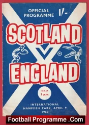 Scotland v England 1960 + Denis Law v Bobby Charlton