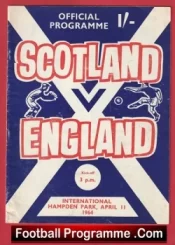 Scotland v Wales 1964 – Hampden Park