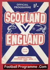 Scotland v Wales 1964 – Hampden Park