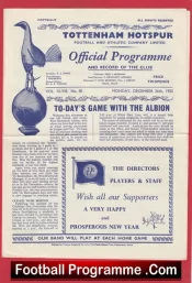 Tottenham Hotspur v WBA 1955