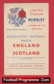England v Scotland 1944 – Official Programme 1940s