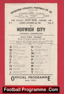  Ipswich Town v Norwich City 1953 Football Programme .COM Football Programmes Memorabilia