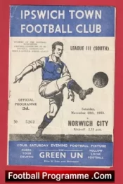 Ipswich Town v Norwich City 1953