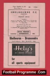 Shelbourne v Drumcondra 1954 – Ireland