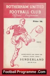 Rotherham United v Sunderland 1964