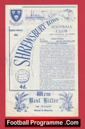 Shrewsbury Town v Watford 1964