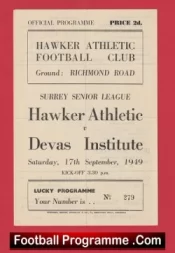 Hawkers Athletic v Devas Institute 1949 – 1940s Football