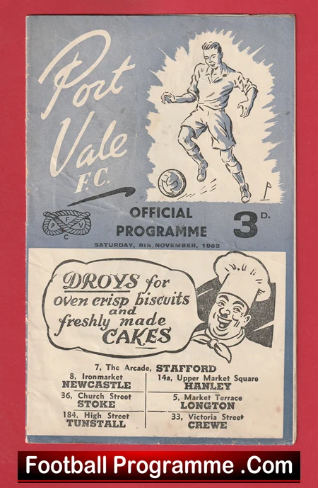 Port Vale v Mansfield Town 1952 - Image 2