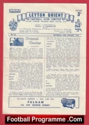 Leyton Orient v Fulham 1954