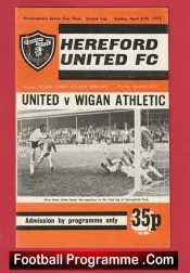 Hereford United v Wigan Athletic 1972 – Senior Cup Final David Icke