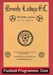 Bronte Ladies v Nottingham Argyle 1993 – Womens Football