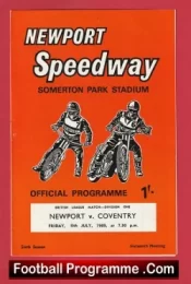 Newport Speedway v Coventry 1969