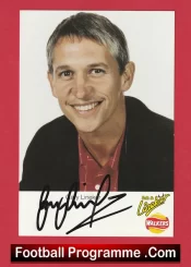 Gary Lineker Walkers Crisps Signed Autographed Picture