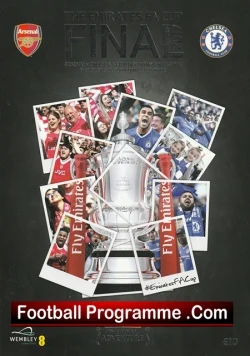  Arsenal v Manchester City 2014 - FA Cup Final Wembley Football Programme .COM Football Programmes Memorabilia