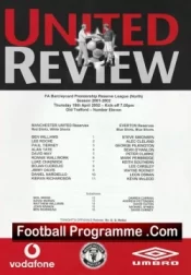 Manchester United v Everton 2002 – Reserves Match