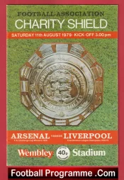 Liverpool v Arsenal 1979 – Charity Shield at Wembley