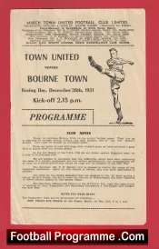 Town United v Bourne Town 1951 at March Town FC