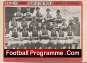 Sheffield Wednesday Football Club Multi Autographed Signed Team Picture 1970