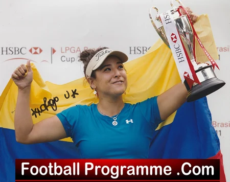 Womens Golf Mariajo Uribe Autograph Signed Picture Golfer - Image 2
