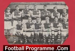  Arsenal Joe Mercer Autographed Signed Football Picture 1950 Football Programme .COM Football Programmes Memorabilia