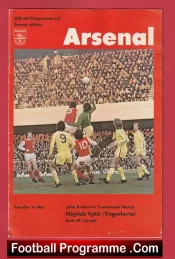 John Radford Testimonial Benefit Match Arsenal 1977