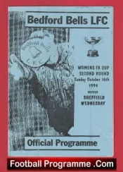 Bedford Bells Ladies v Sheffield Wednesday 1994 – Womens Football