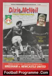 Dixie McNeil Testimonial Benefit Match Wrexham 1994 Signed Autographed