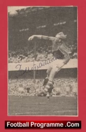 Manchester City Bert Trautmann Signed Autographed Picture