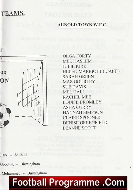 Aston Villa Ladies v Arnold Town 1999 - Womens Football - Image 4