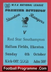 Stanton Rangers Ladies v Red Star Southampton 1993 – Womens Football
