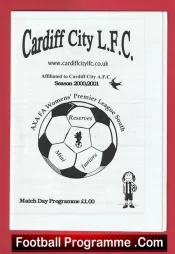 Cardiff City Ladies v Barking 2000 – Womens Football