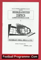 Berkhamsted Town Ladies v Wembley Mill Hill 2001 – Womens Football