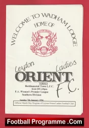 Leyton Orient Ladies v Berkhamsted Town 1996 – Womens Football