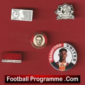 Manchester United Football Badge Collection Man Utd Badges X 5