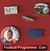 Manchester United Football Badge Collection Man Utd Badges X 5