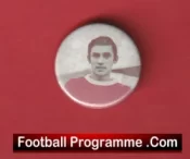 Manchester United George Best Old Football Tin Badge 1960s