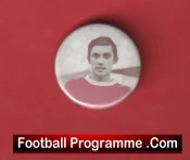 Manchester United George Best Old Football Tin Badge 1960s
