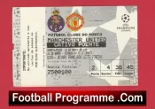 Porto FC v Manchester United 1997 – Football Ticket Portugal