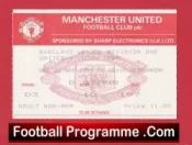 Manchester United v Luton Town 1991 – Football Ticket