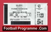 Gothenburg v Manchester United 1994 – Football Ticket – Sweden