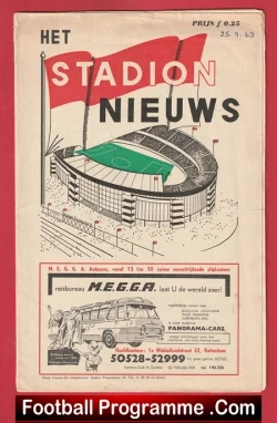Willem II v Manchester United 1963 - European Cup - Netherlands