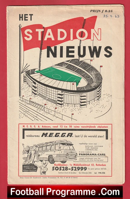 Willem II v Manchester United 1963 - European Cup - Netherlands - Image 2