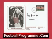 Manchester United Lou Macari Autographed Signed FDC 1977 FA Cup Winners