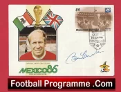 Manchester United Bobby Charlton Autographed Signed FDC World Cup Winners 1966