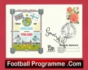 Manchester United Gordon Hill Autographed Signed FDC Finland World Cup 1976