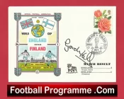 Manchester United Gordon Hill Autographed Signed FDC Finland World Cup 1976