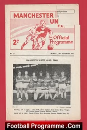 Manchester United v Manchester City 1961 – Man Utd Reserve Match