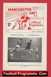 Manchester United v Manchester City 1963 – Man Utd Reserves Match