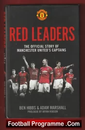 Manchester United Red Leaders Multi Signed Book Robson Law Morgan Neville